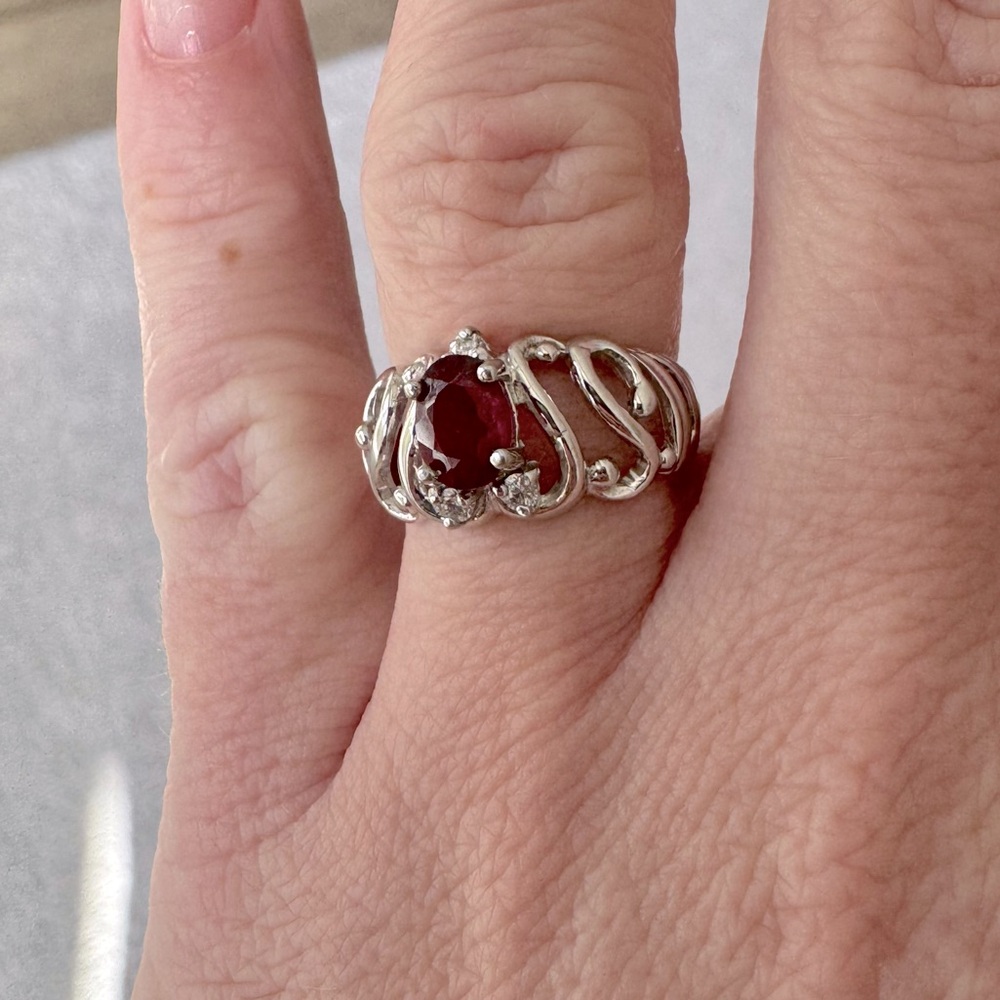 Sterling Ruby Ring - image 8